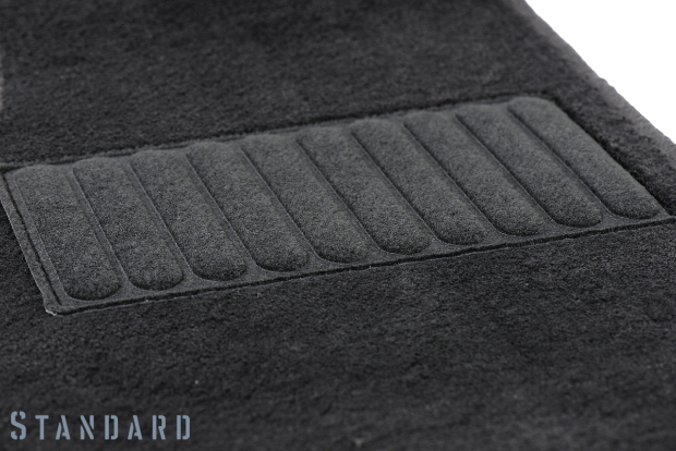 Коврики текстильные "Стандарт" для Jaguar XF (cедан / CC9) 2020 - Н.В., черные, 5шт.