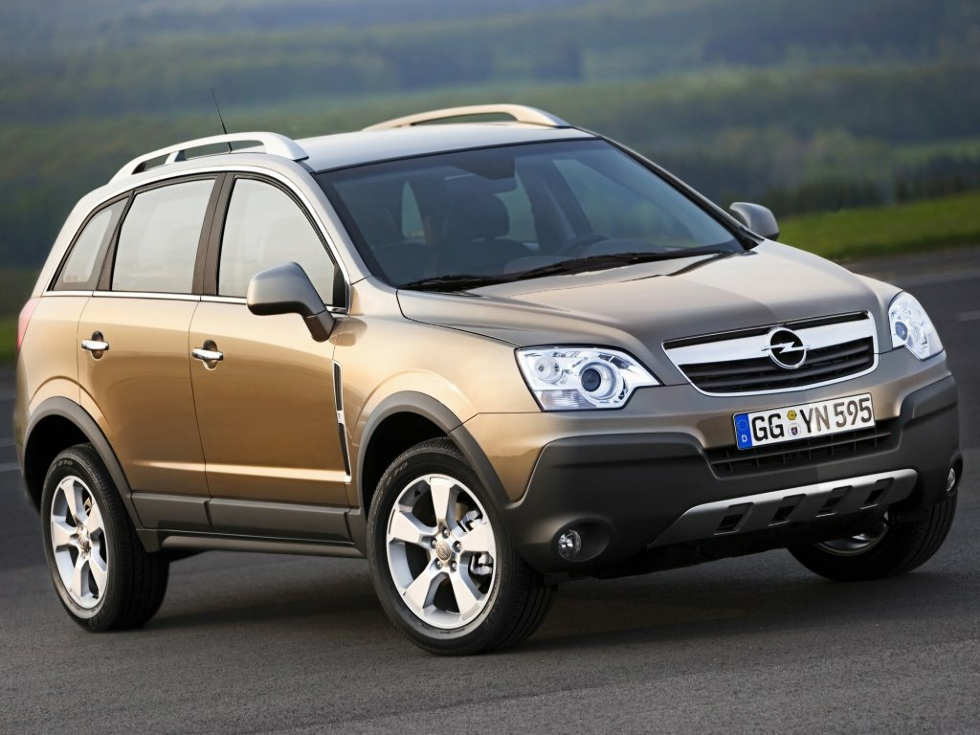 Коврики ЭВА "EVA ромб" для Opel Antara I (suv / C105) 2006 - 2011, серые, 3шт.