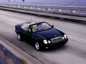 Коврики текстильные для Mercedes-Benz CLK-Class I (кабриолет / A208) 1997 - 2002